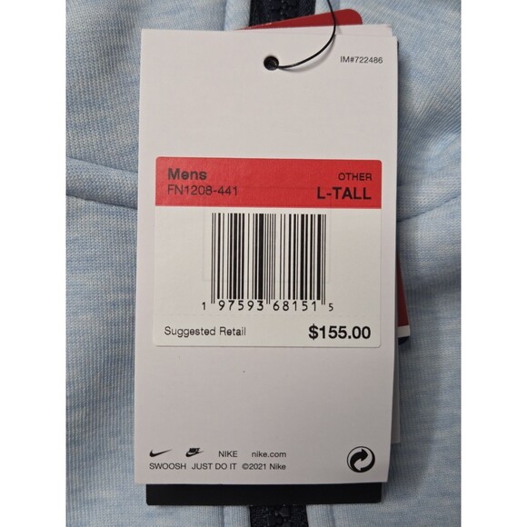 Nike Olympic 2024 Team USA Tech Fleece Windrunner Hoodie Men's L-Tall FN1208-441 - Picture 6 of 6